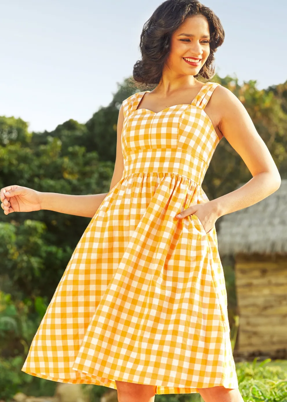 Dance Beneath the Sunrays Fairytale Midi Dress