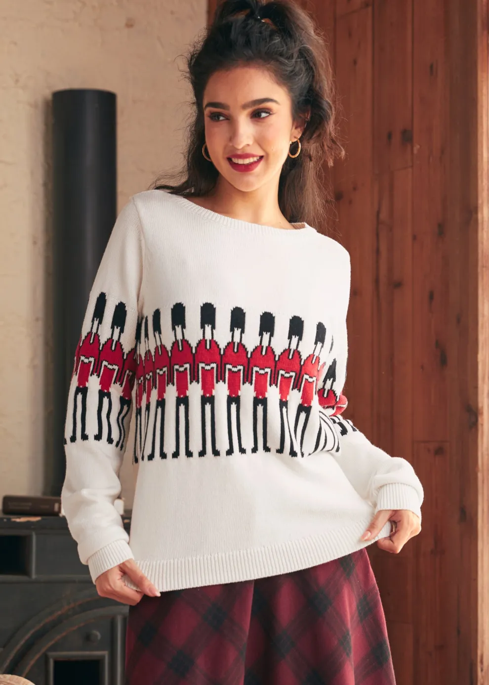 Darling of the Decades Boatneck Pullover