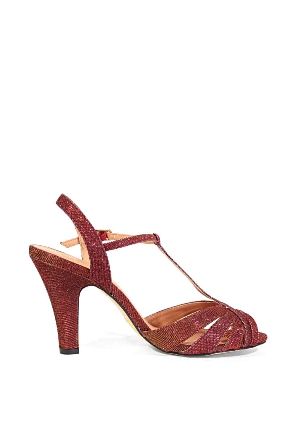 Diana Sparkly T-Strap Heels