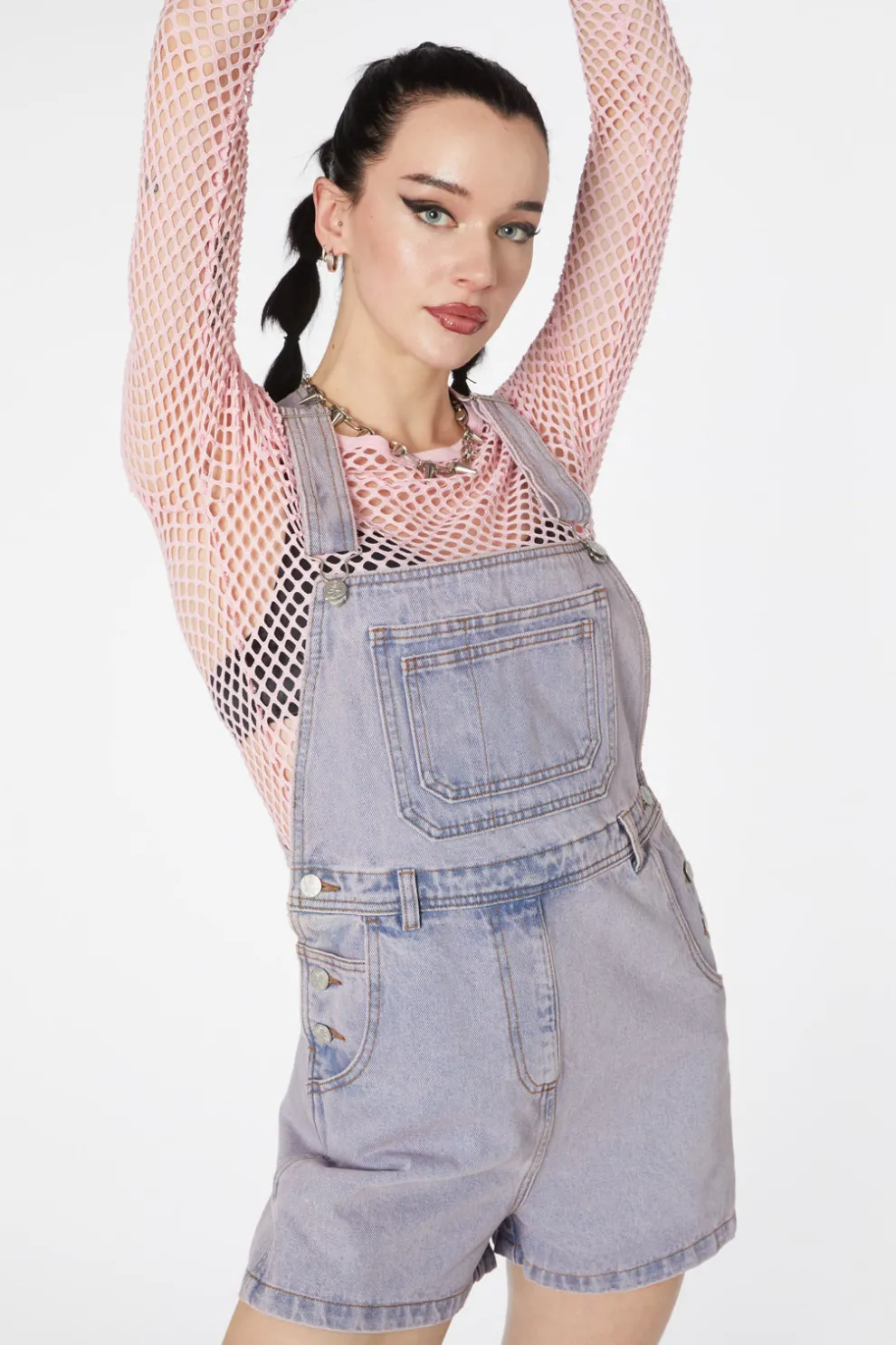 Dixie Denim Short Overall