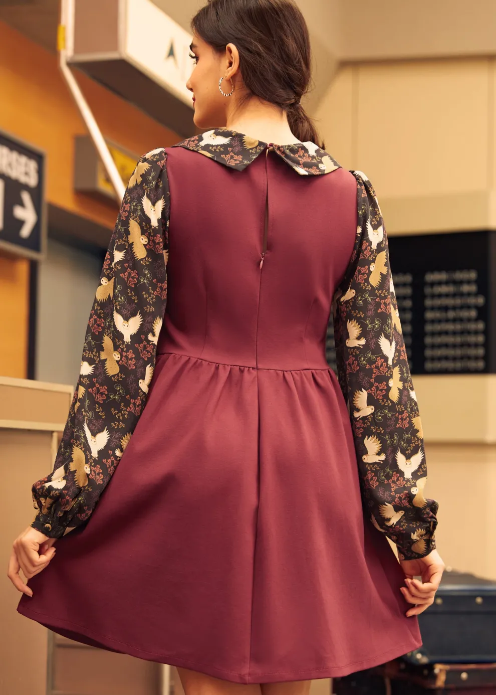 Doo-Wop Daydreamer Contrast Dress