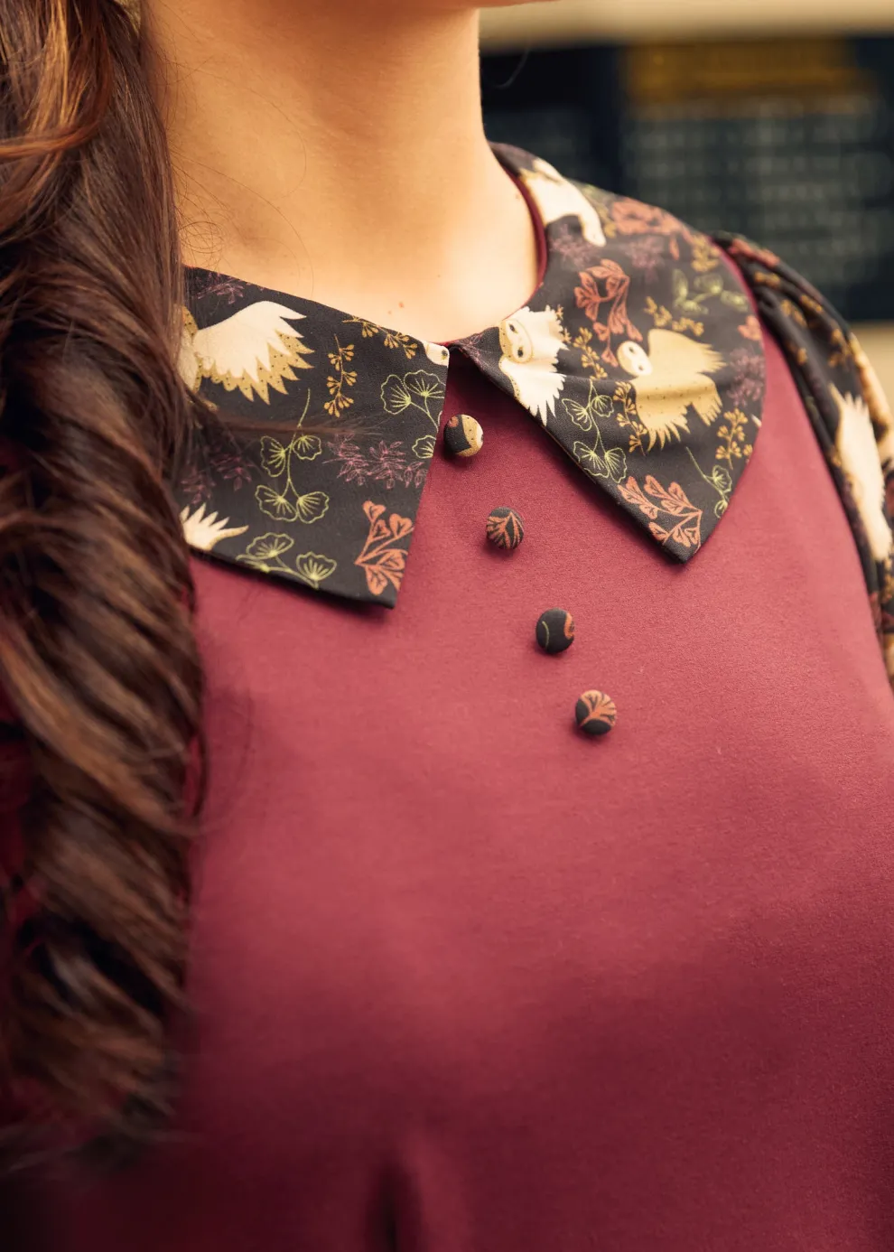 Doo-Wop Daydreamer Contrast Dress