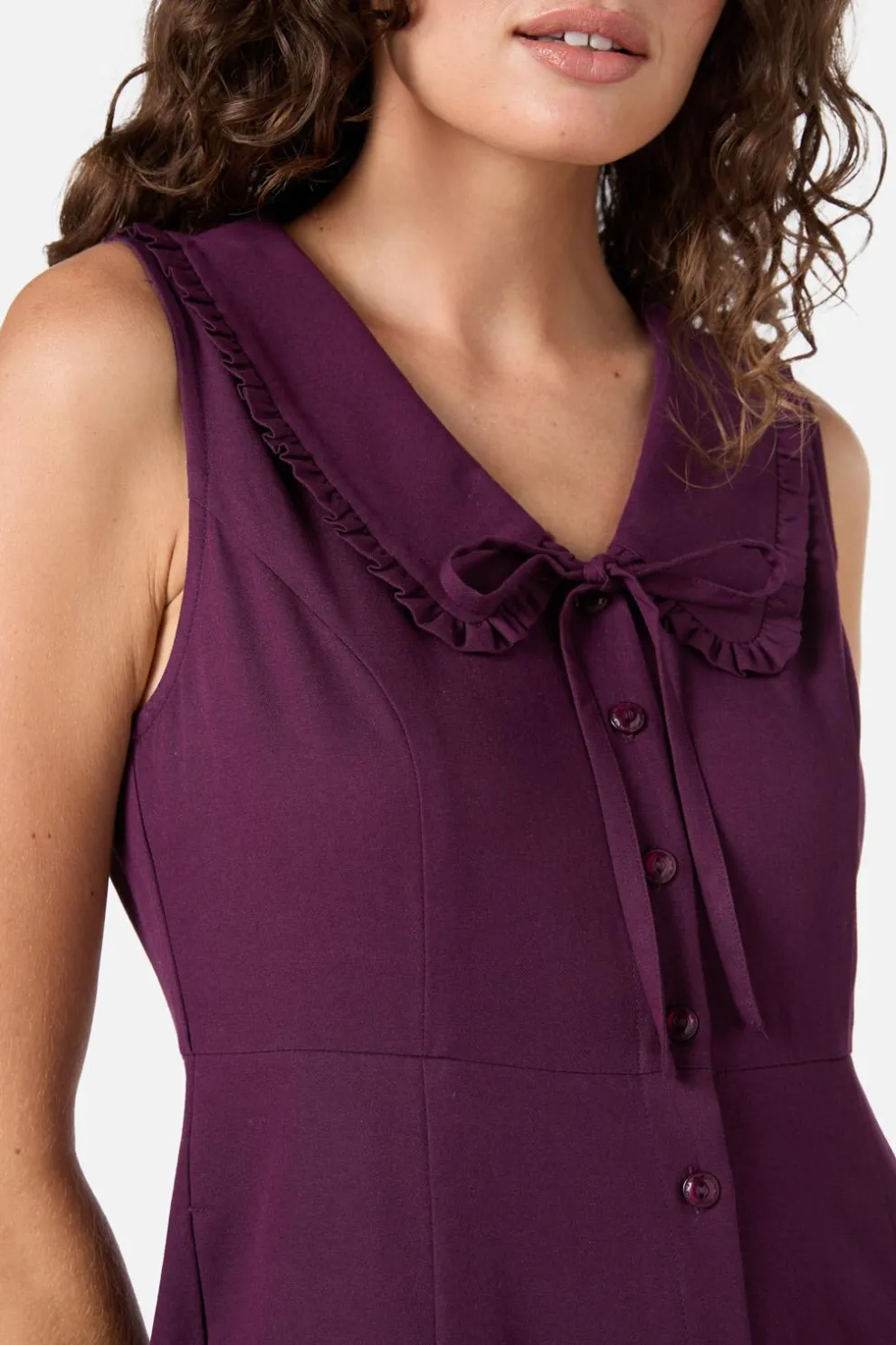 Dorothy Collared Midi Dress