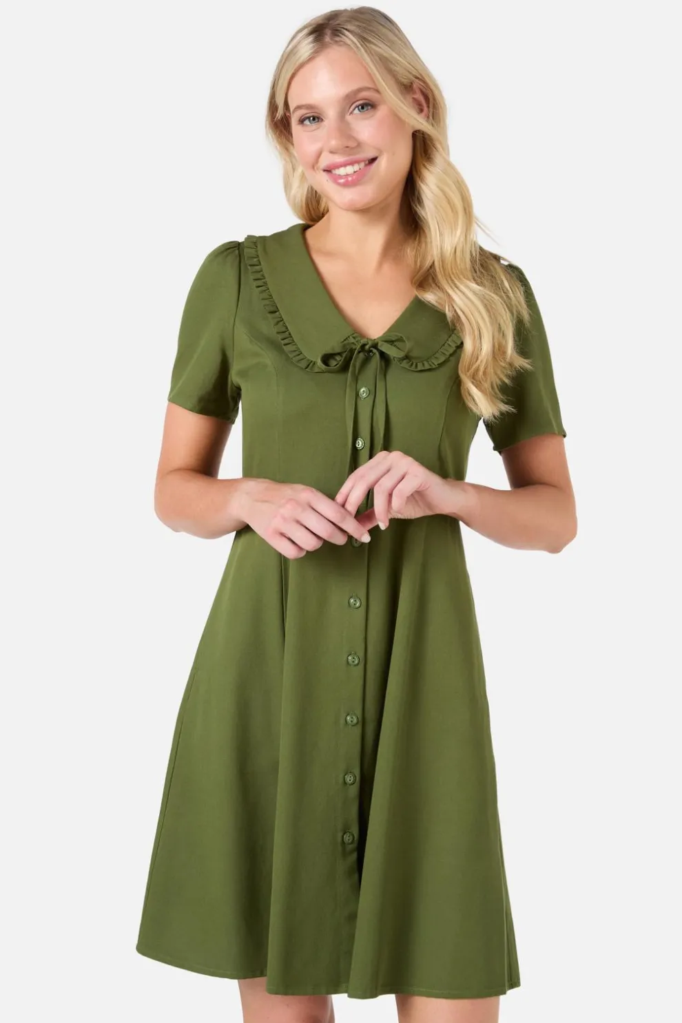 Dorothy Collared Mini Dress
