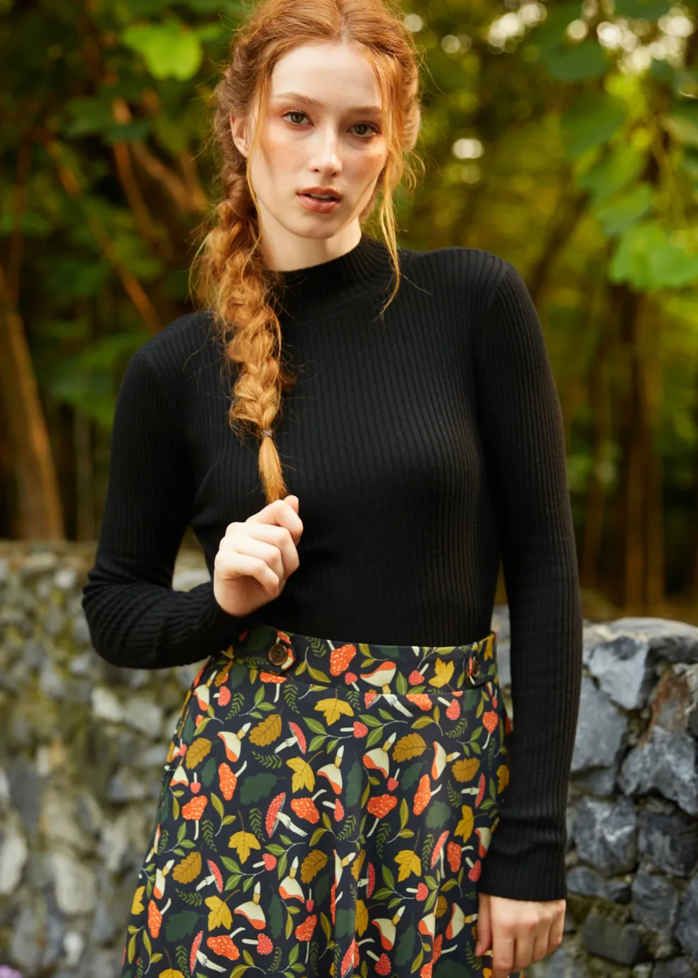 Downtown Dreamer Ribbed Turtleneck