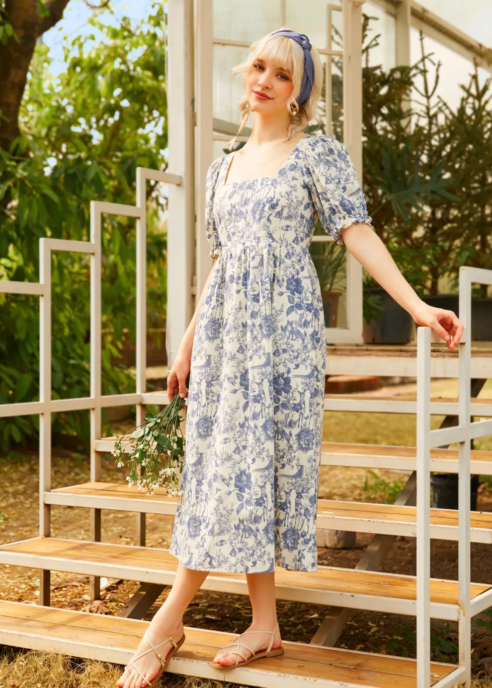 Enchanted Meadow Toile Dress