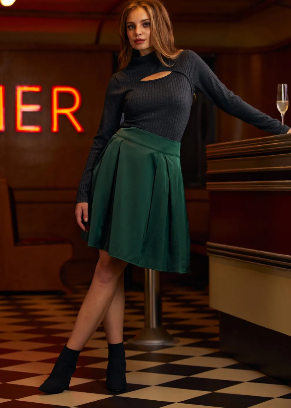 Everyday Enchantment Pleated Skirt