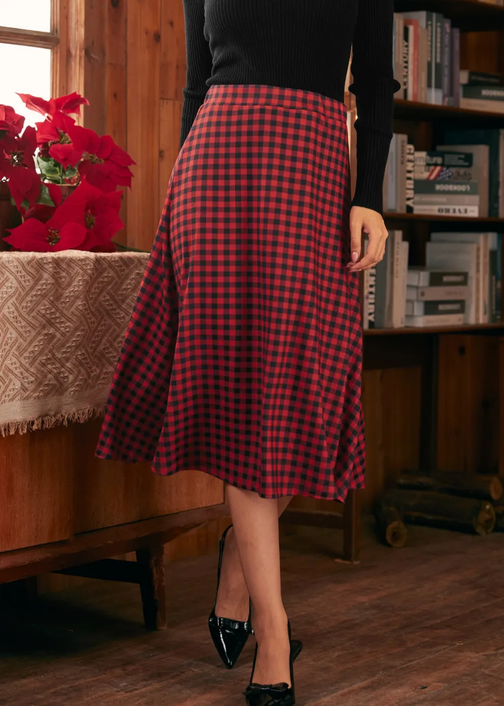 Excellence Attained Knit Midi Skirt