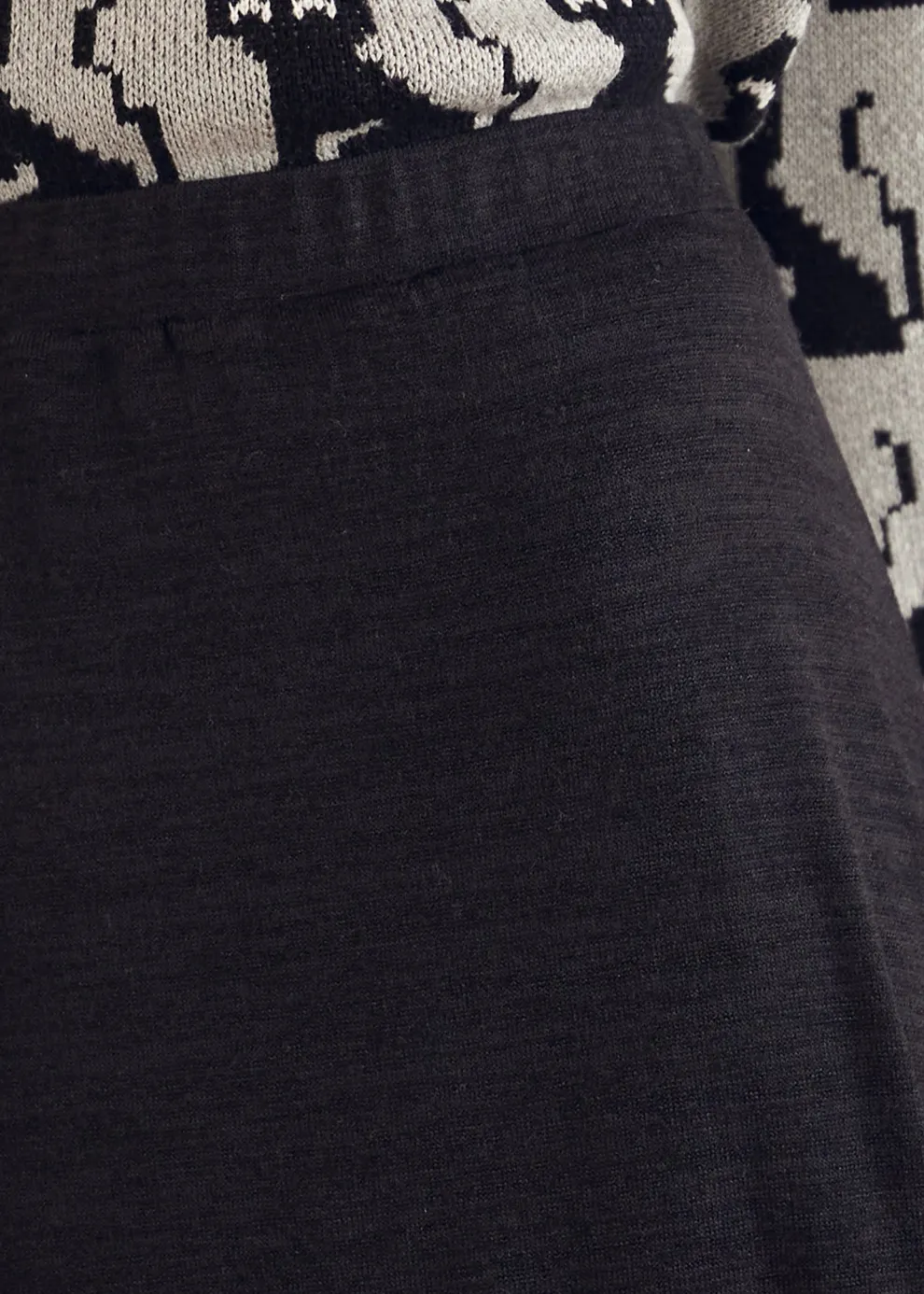 Excellence Attained Knit Midi Skirt