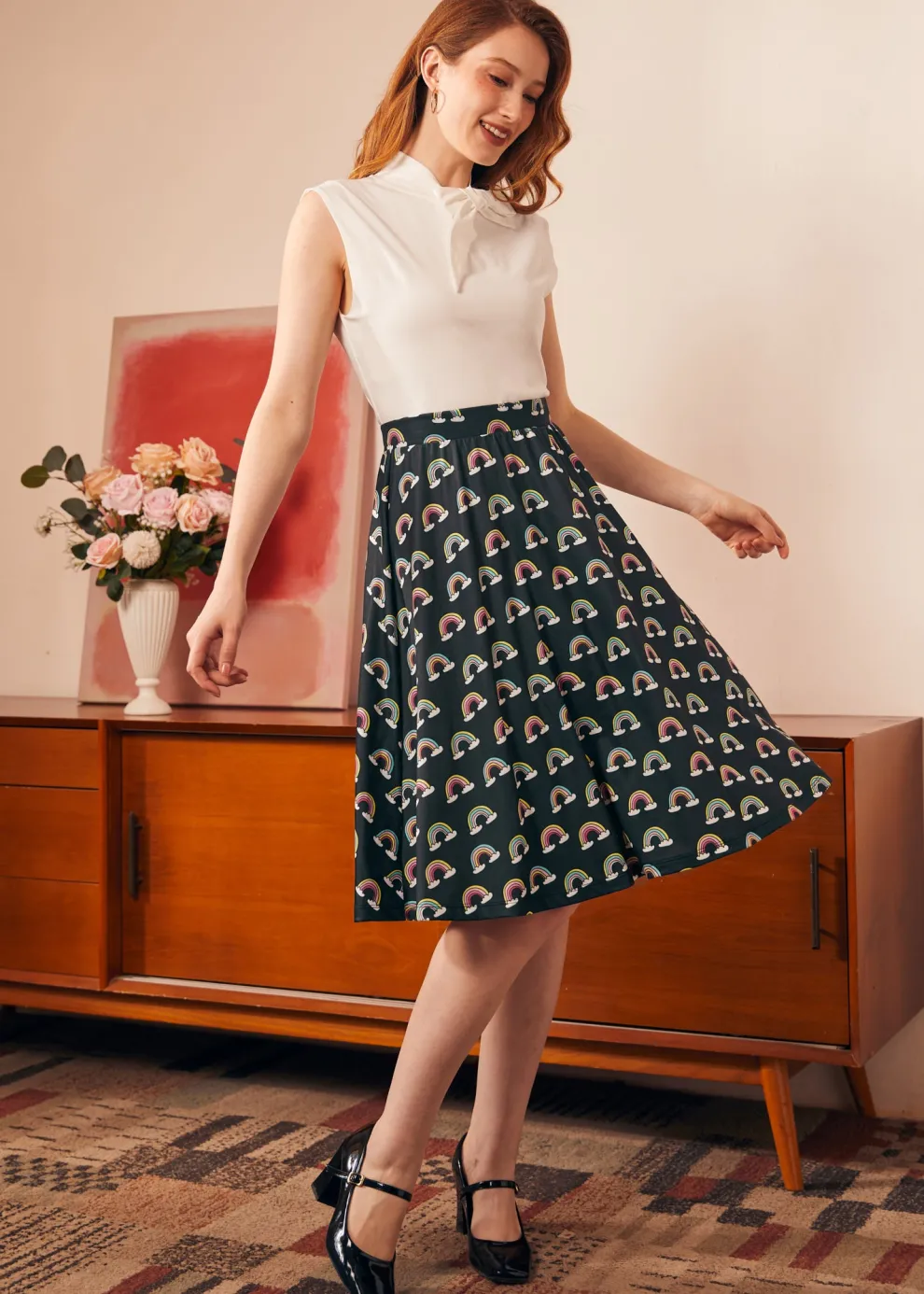 Excellence Attained Knit Midi Skirt