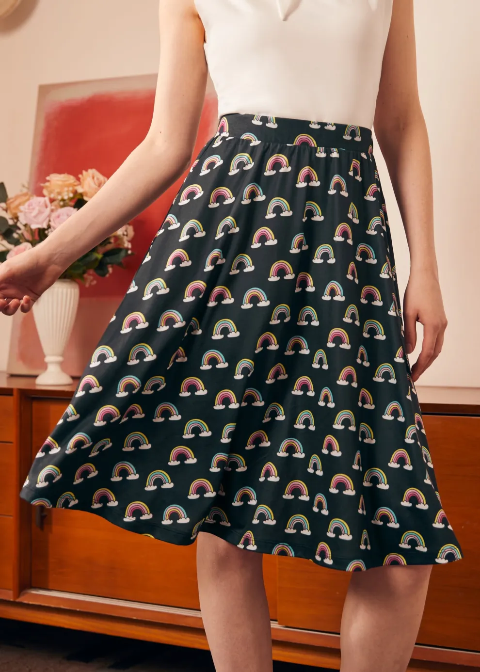 Excellence Attained Knit Midi Skirt