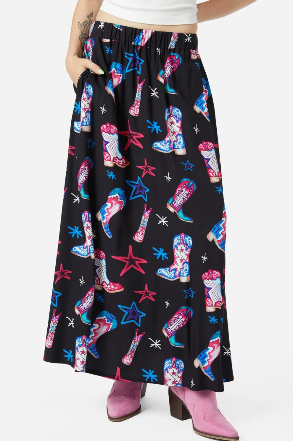 Face The Wind Long Skirt