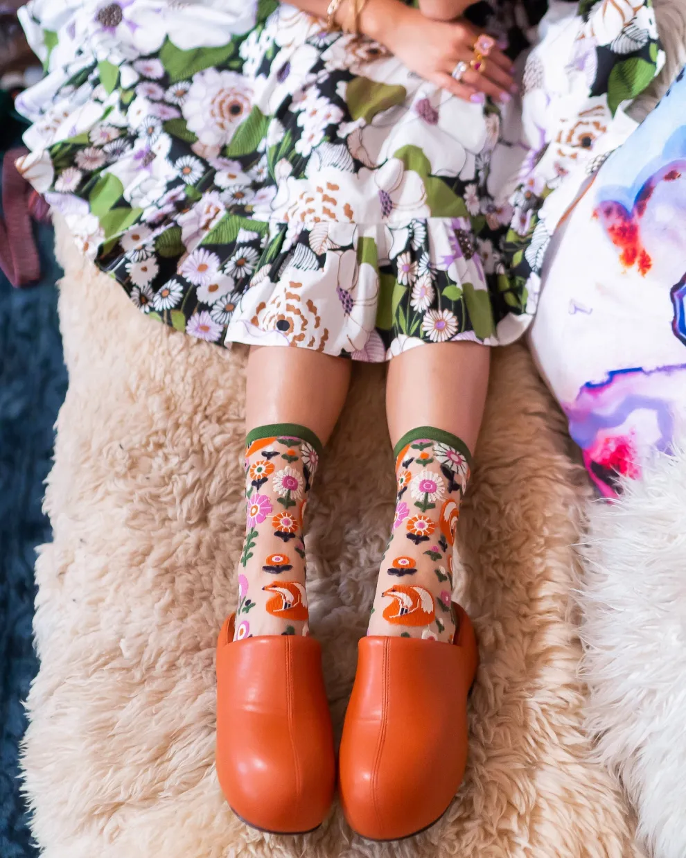 Feeling Foxy Sheer Ankle Sock