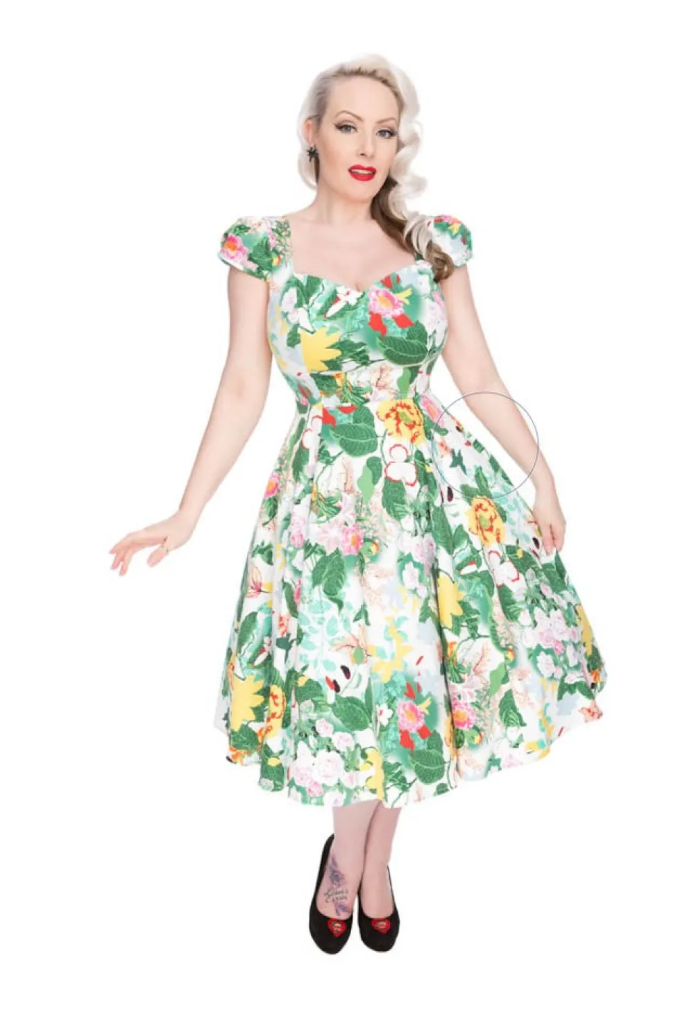 Fern Garden Swing Dress