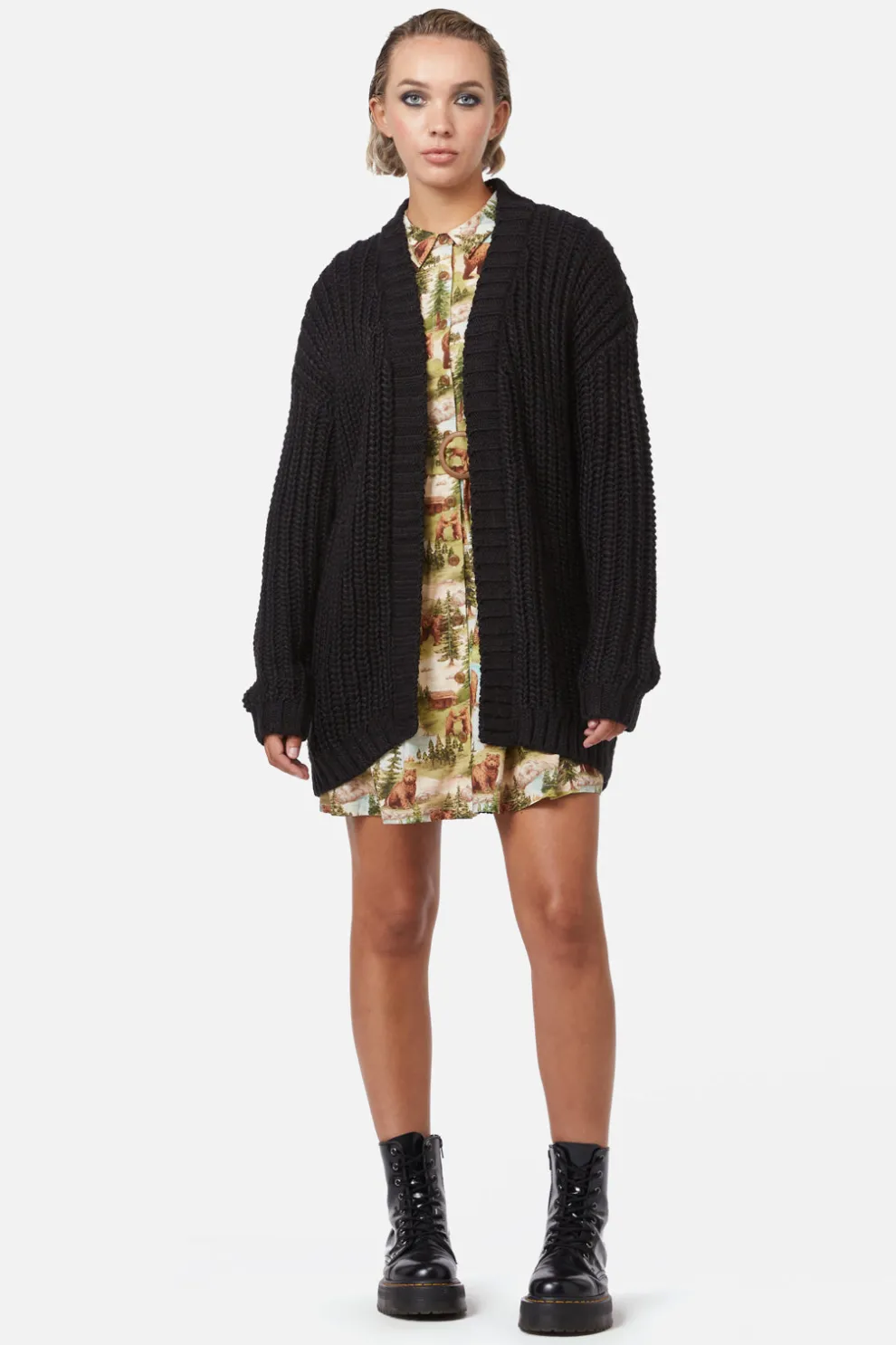 Field Work Chunky Knit Cardi