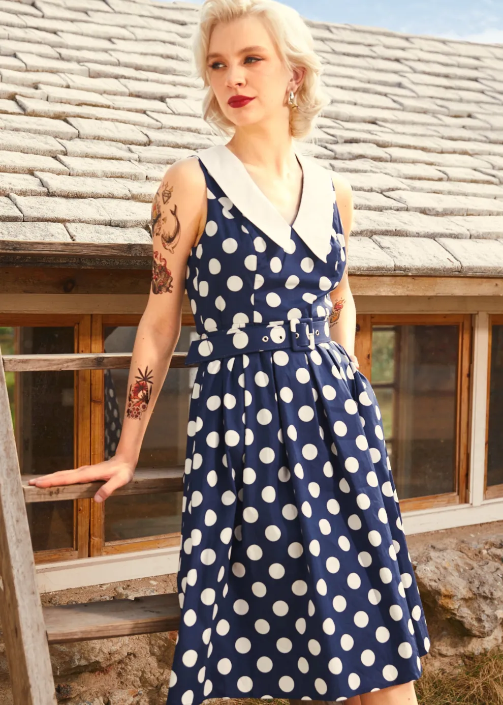 Find Me in Palm Springs Fit & Flare Dress