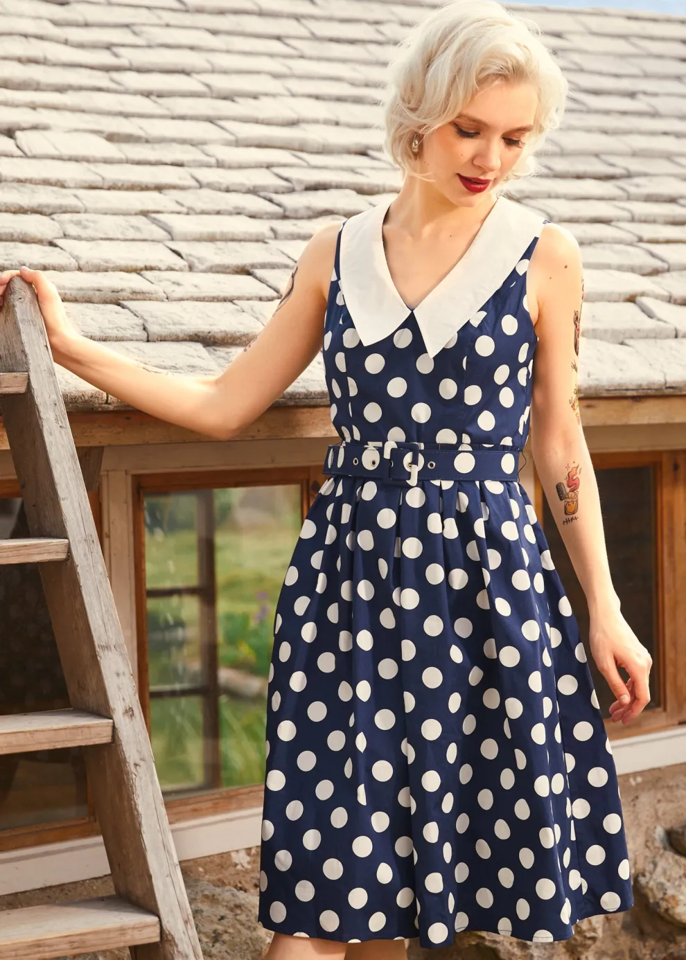 Find Me in Palm Springs Fit & Flare Dress