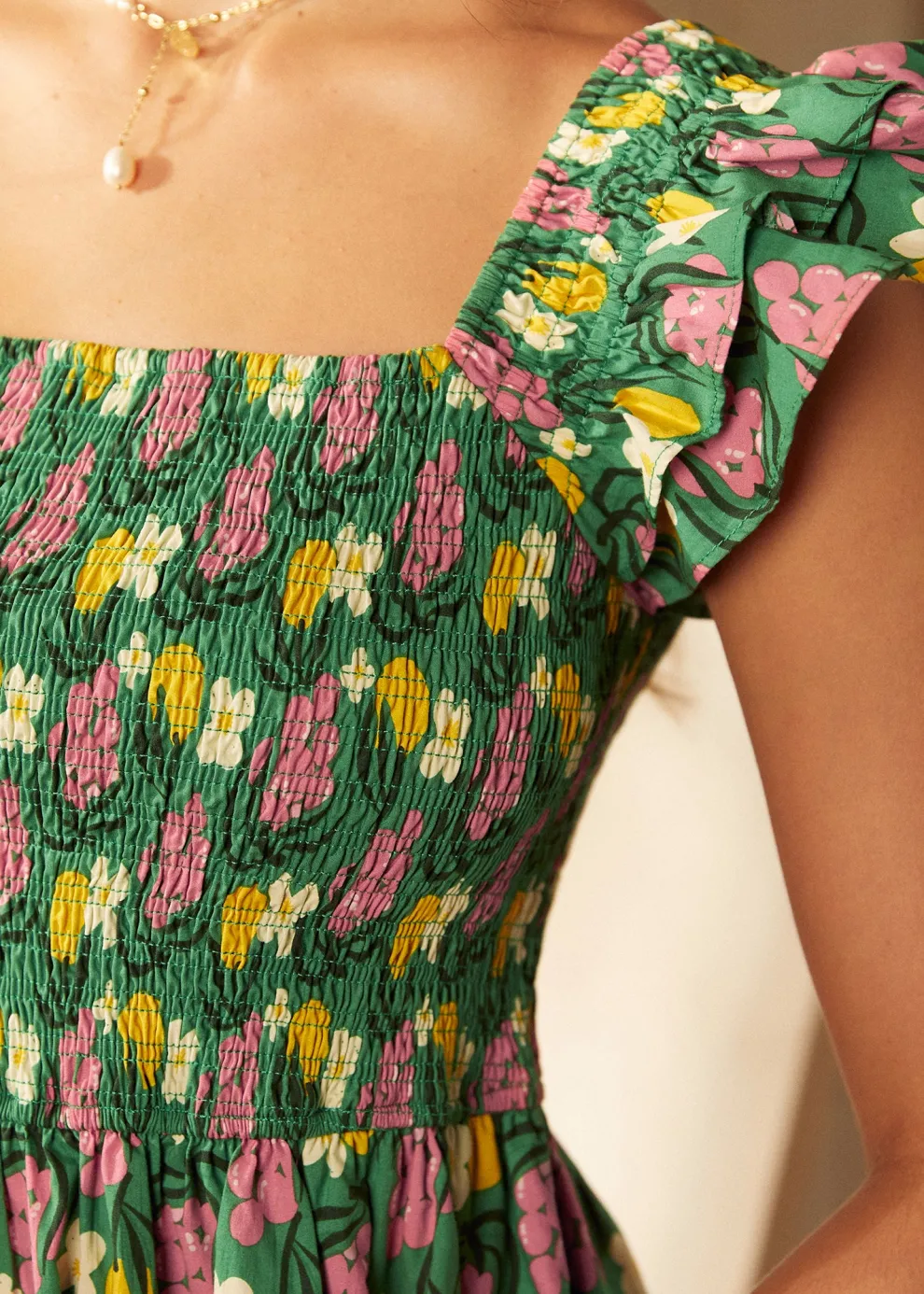 Flair and Square Babydoll Dress