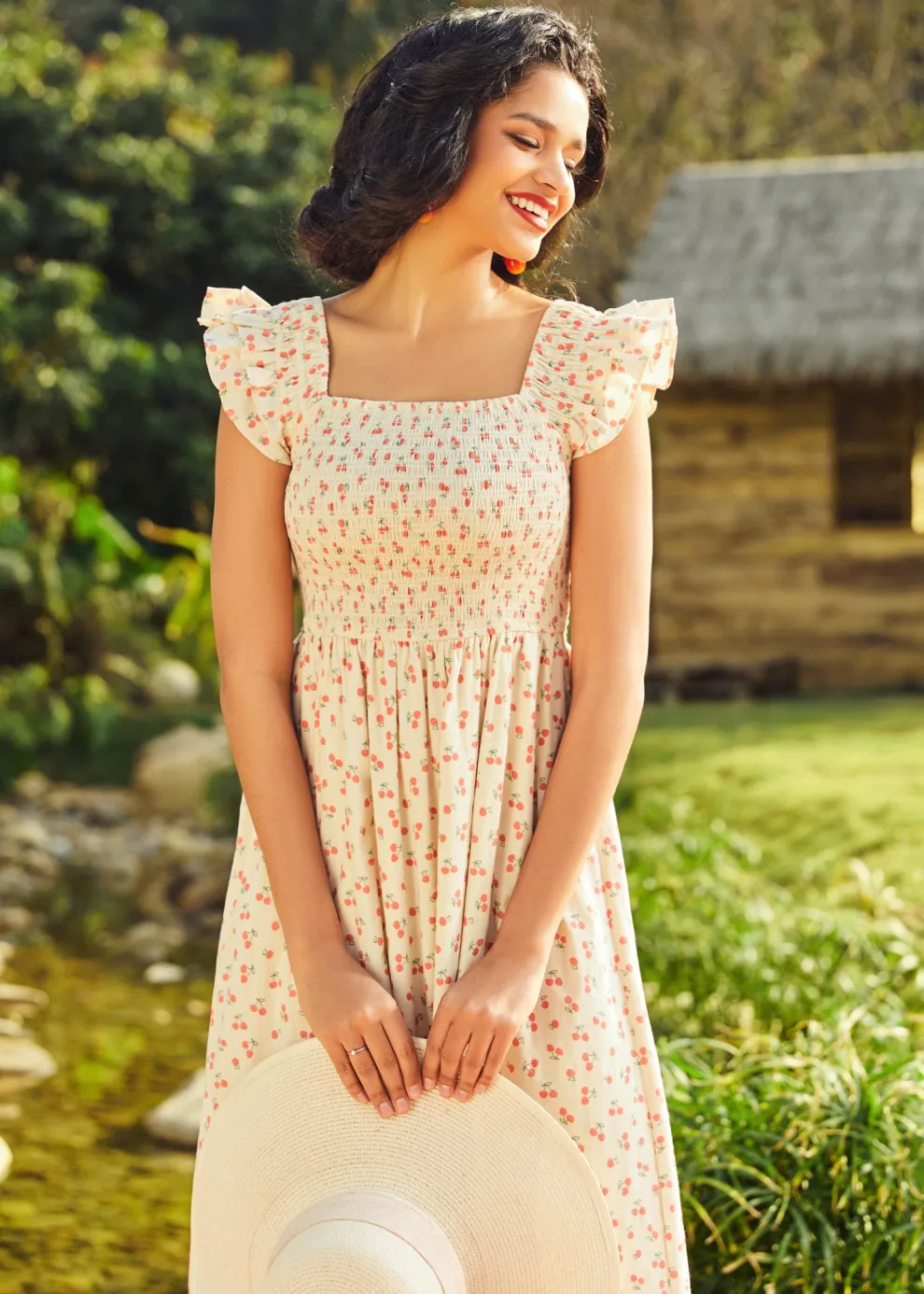 Flair and Square Babydoll Dress