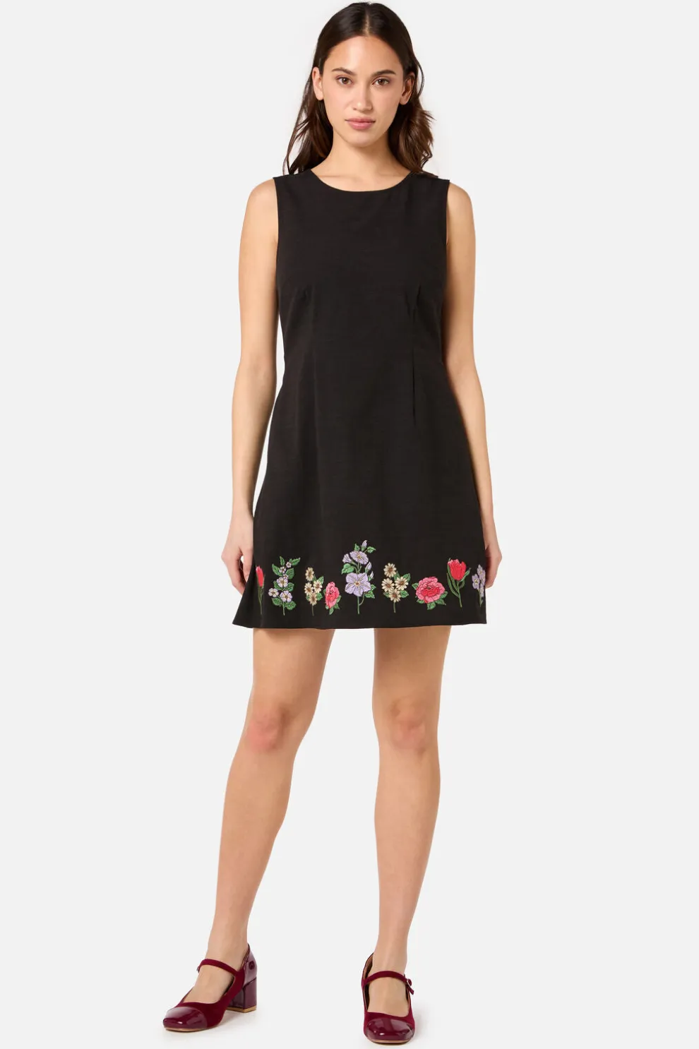 Fleur Embroidered Shift Dress