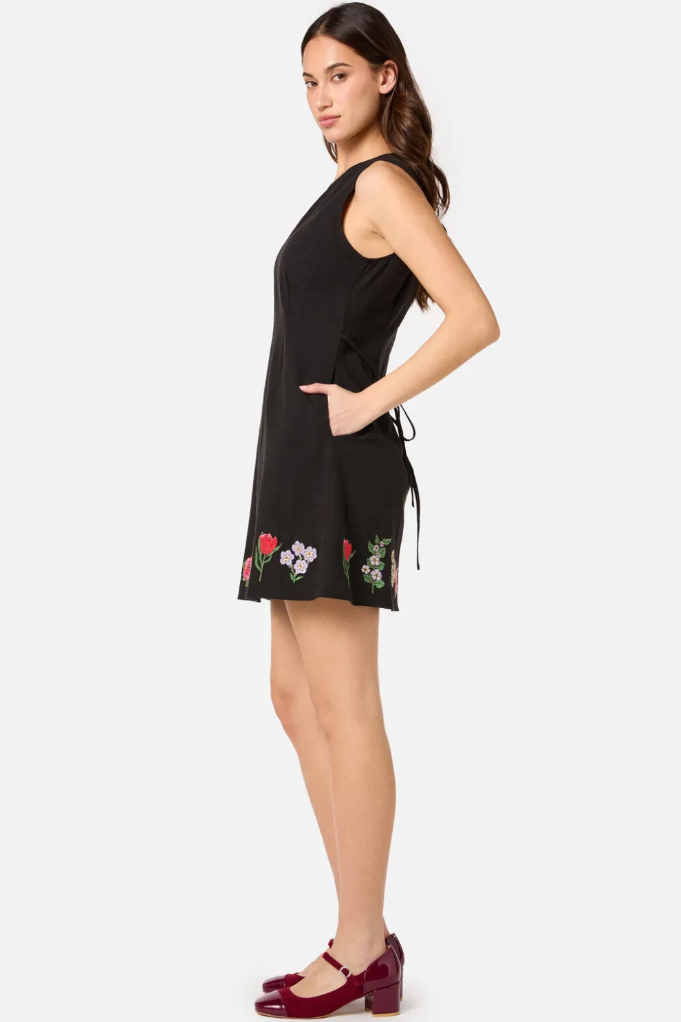 Fleur Embroidered Shift Dress