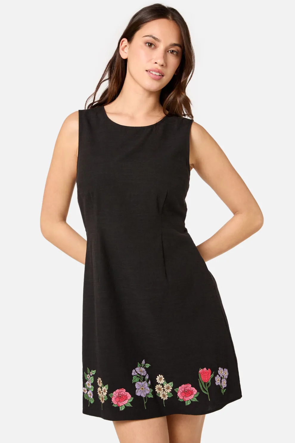Fleur Embroidered Shift Dress