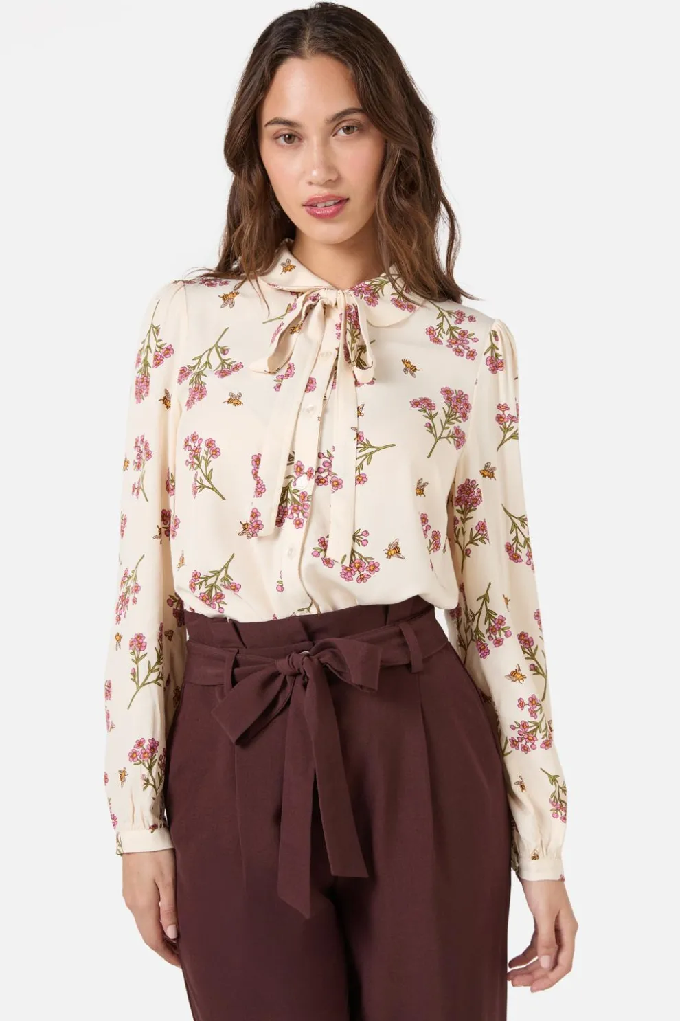 Flora Bee Long Sleeve Blouse