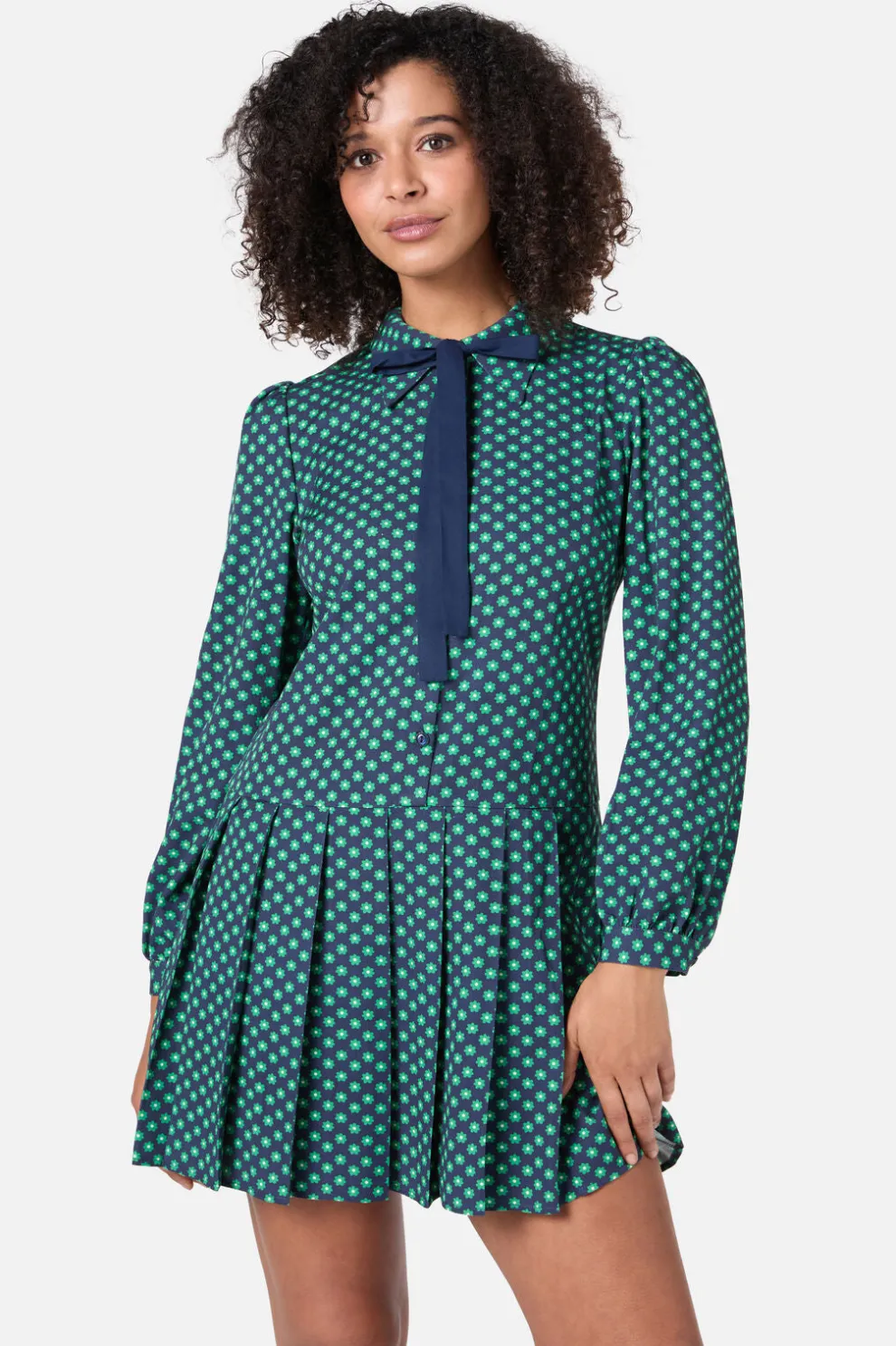 Flora Geo Shirt Dress