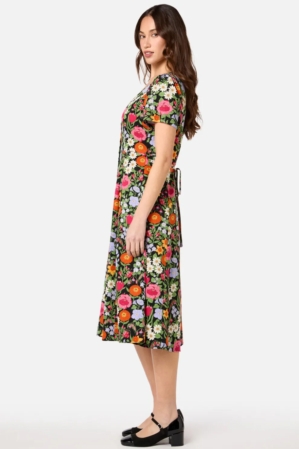 Floral Field Midi Dress