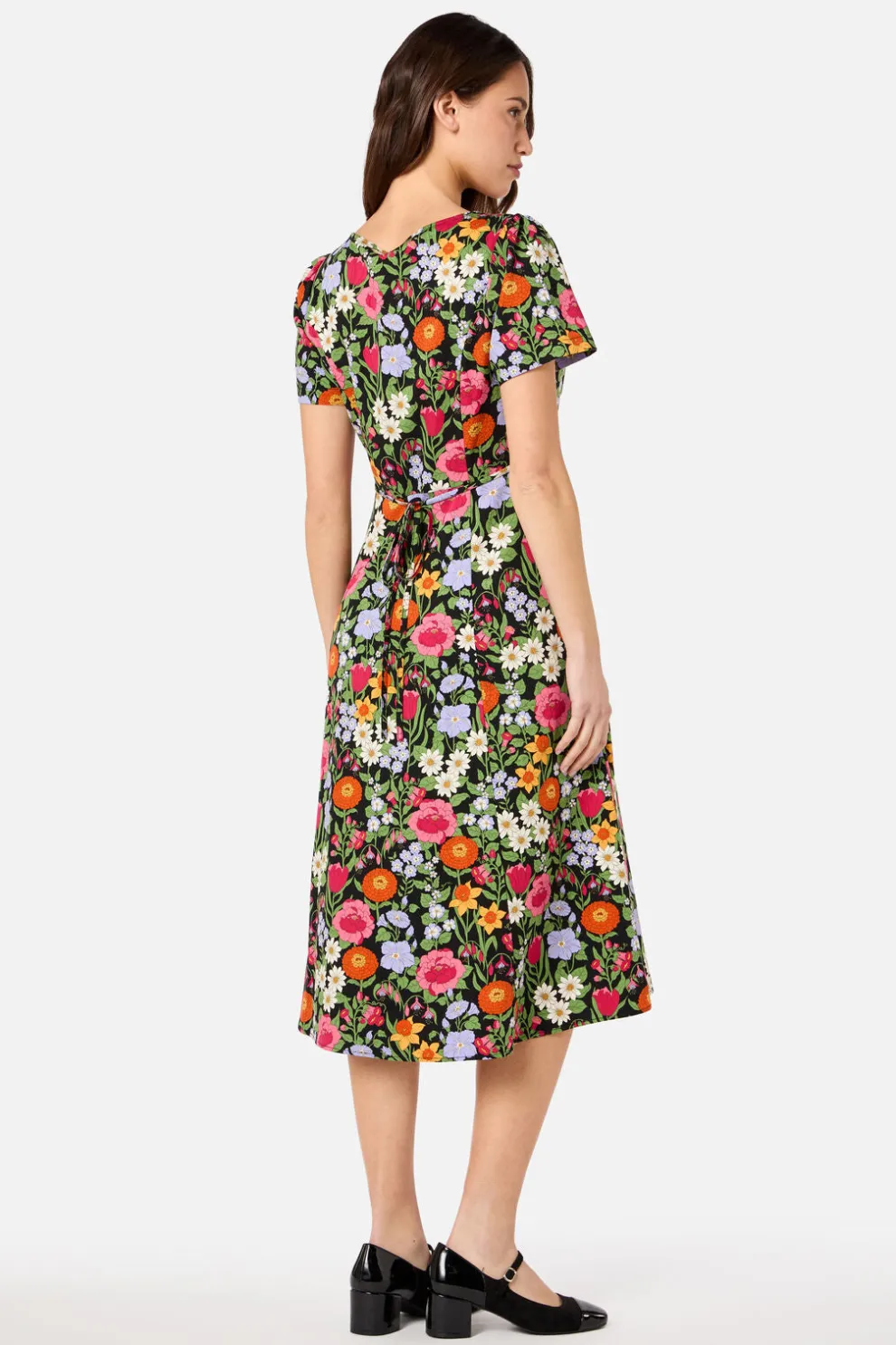 Floral Field Midi Dress
