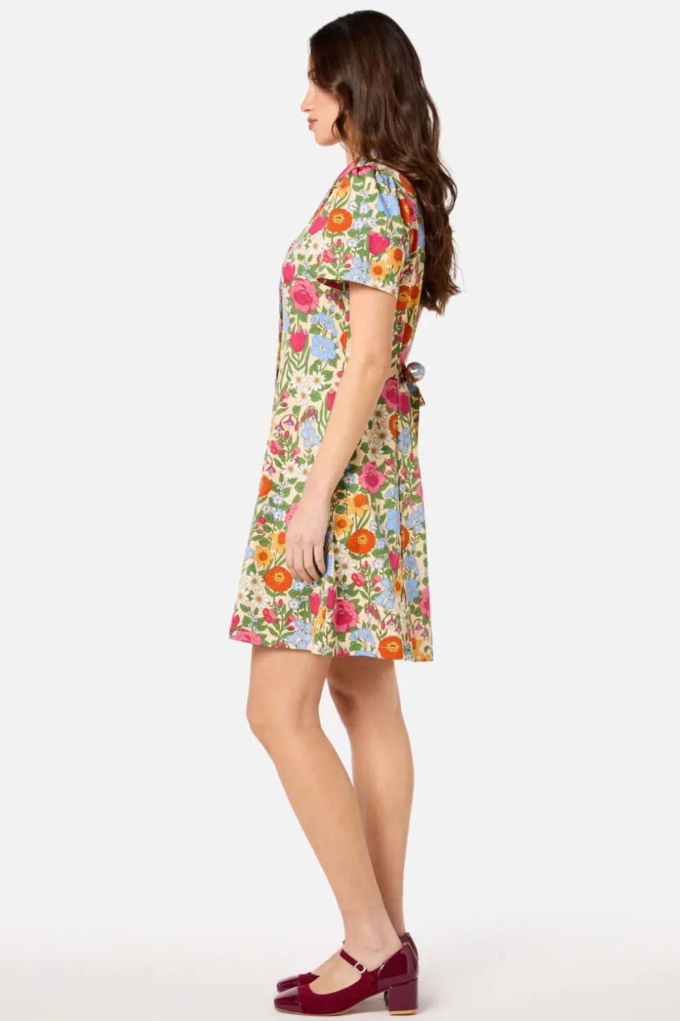 Floral Field Shirt Dress