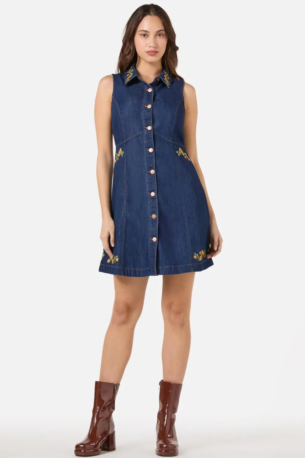 Flower Child Embroidered Dress