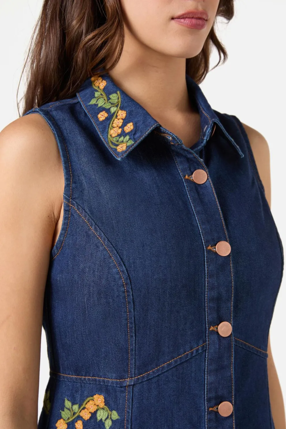 Flower Child Embroidered Dress