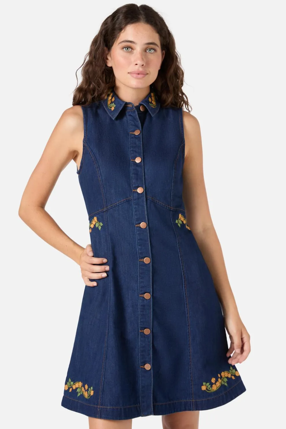 Flower Child Embroidered Dress