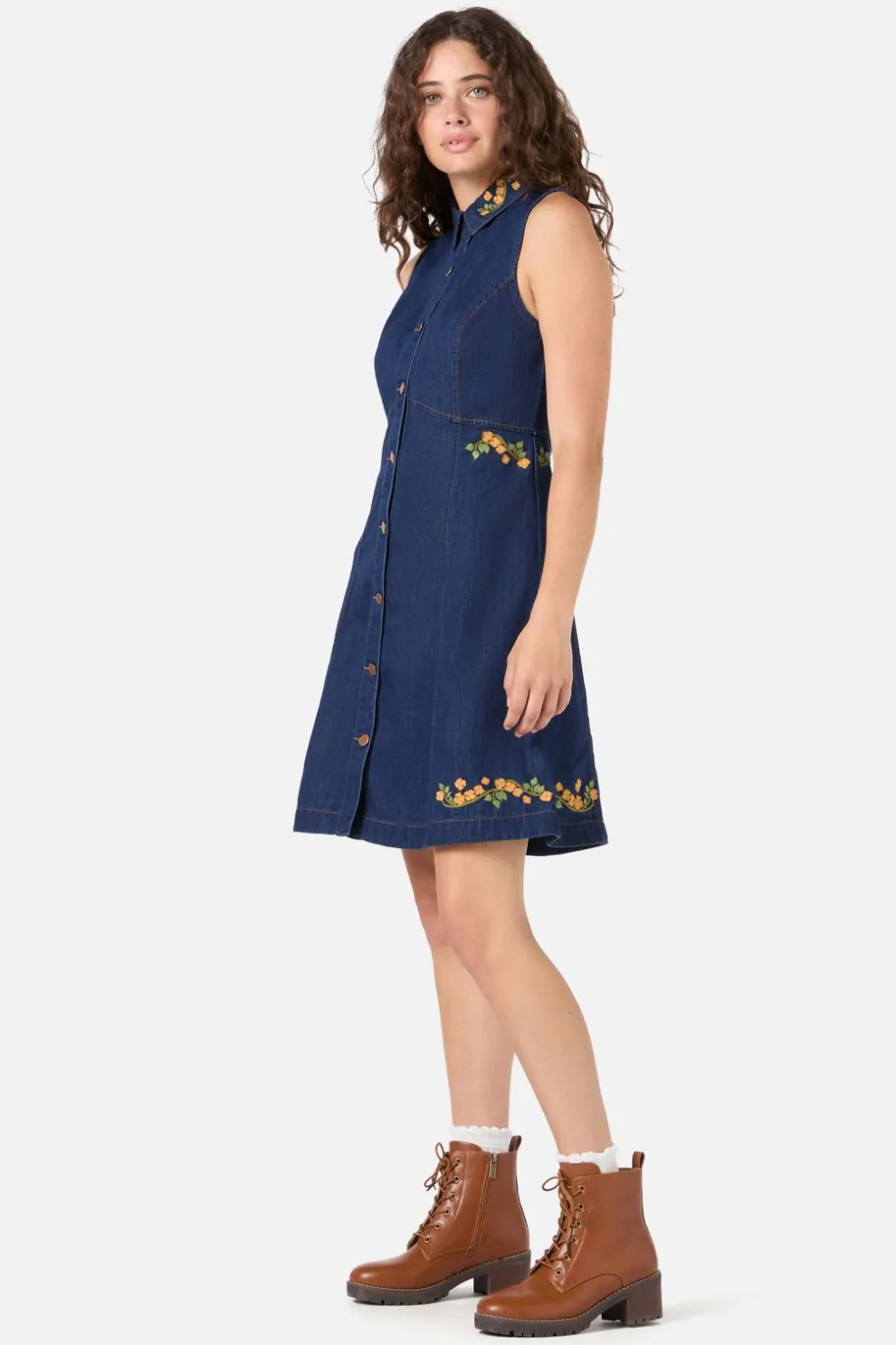 Flower Child Embroidered Dress