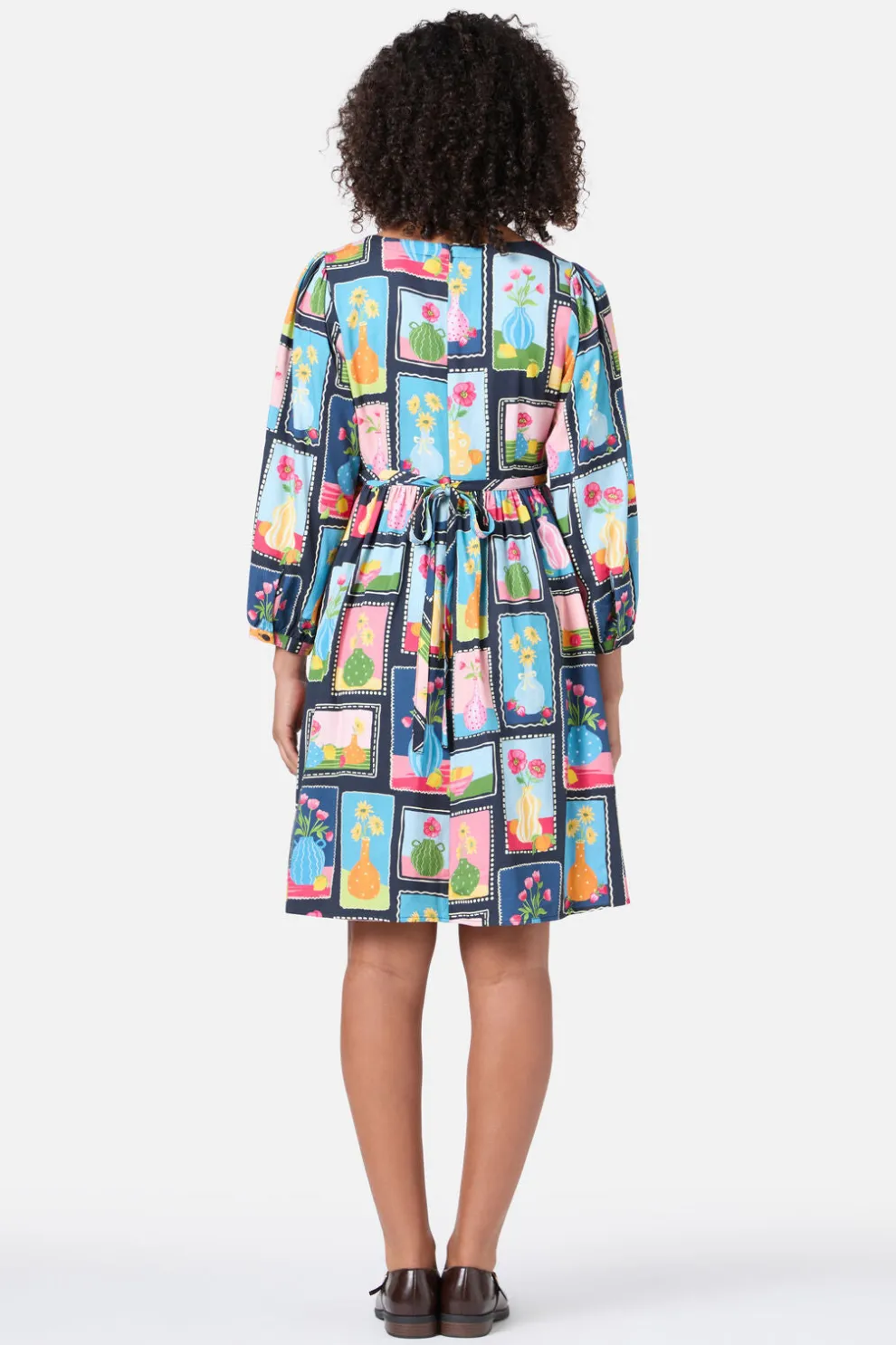 Flower Vases Mini Dress