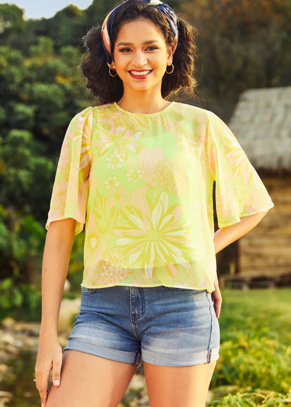 Fluttering Outta Sight Blouse