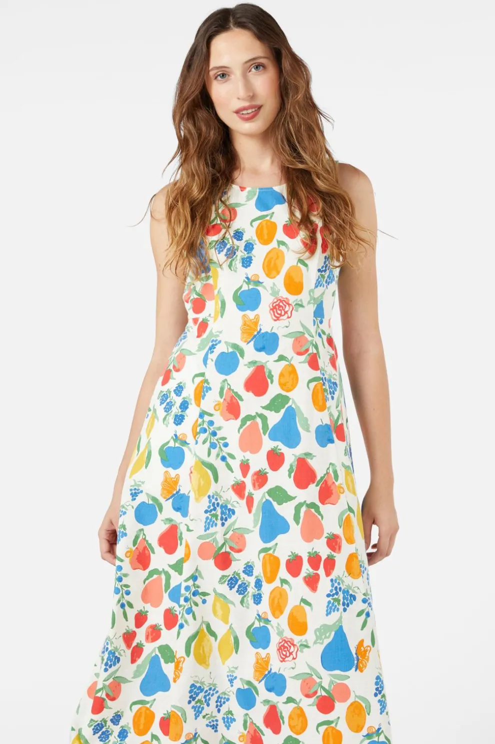 Fruit Bowl Midi Dress