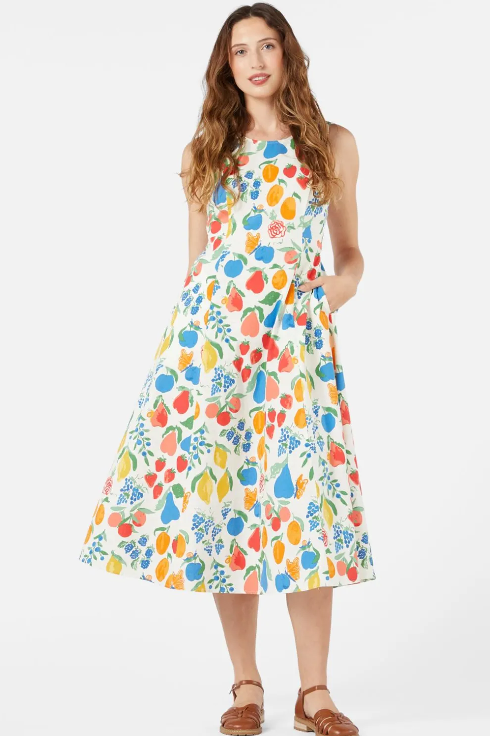 Fruit Bowl Midi Dress