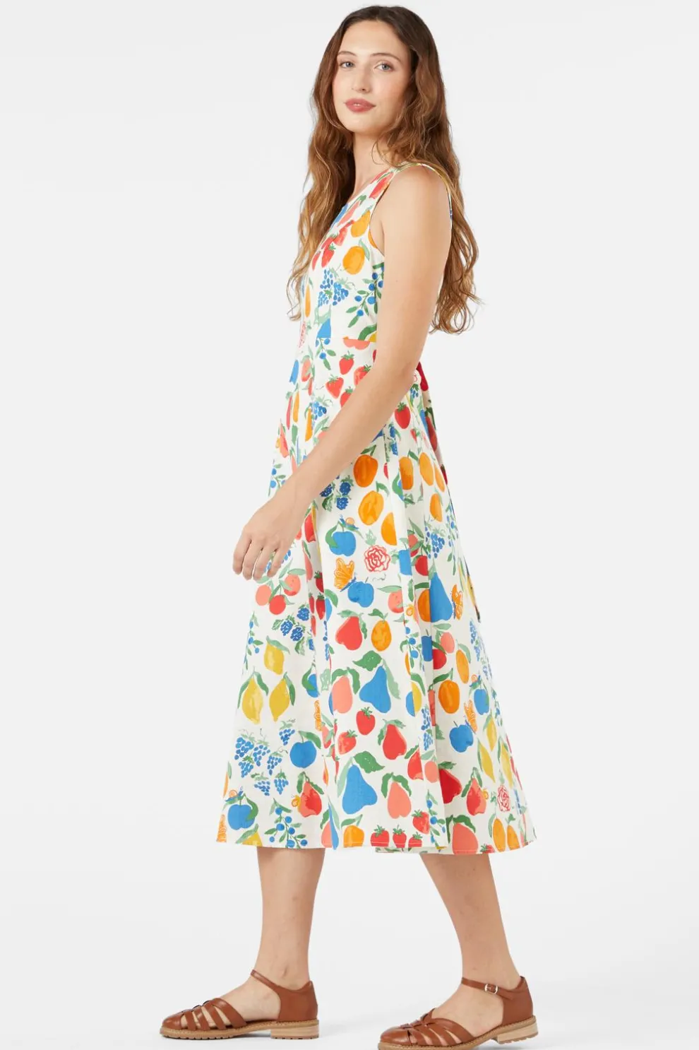 Fruit Bowl Midi Dress
