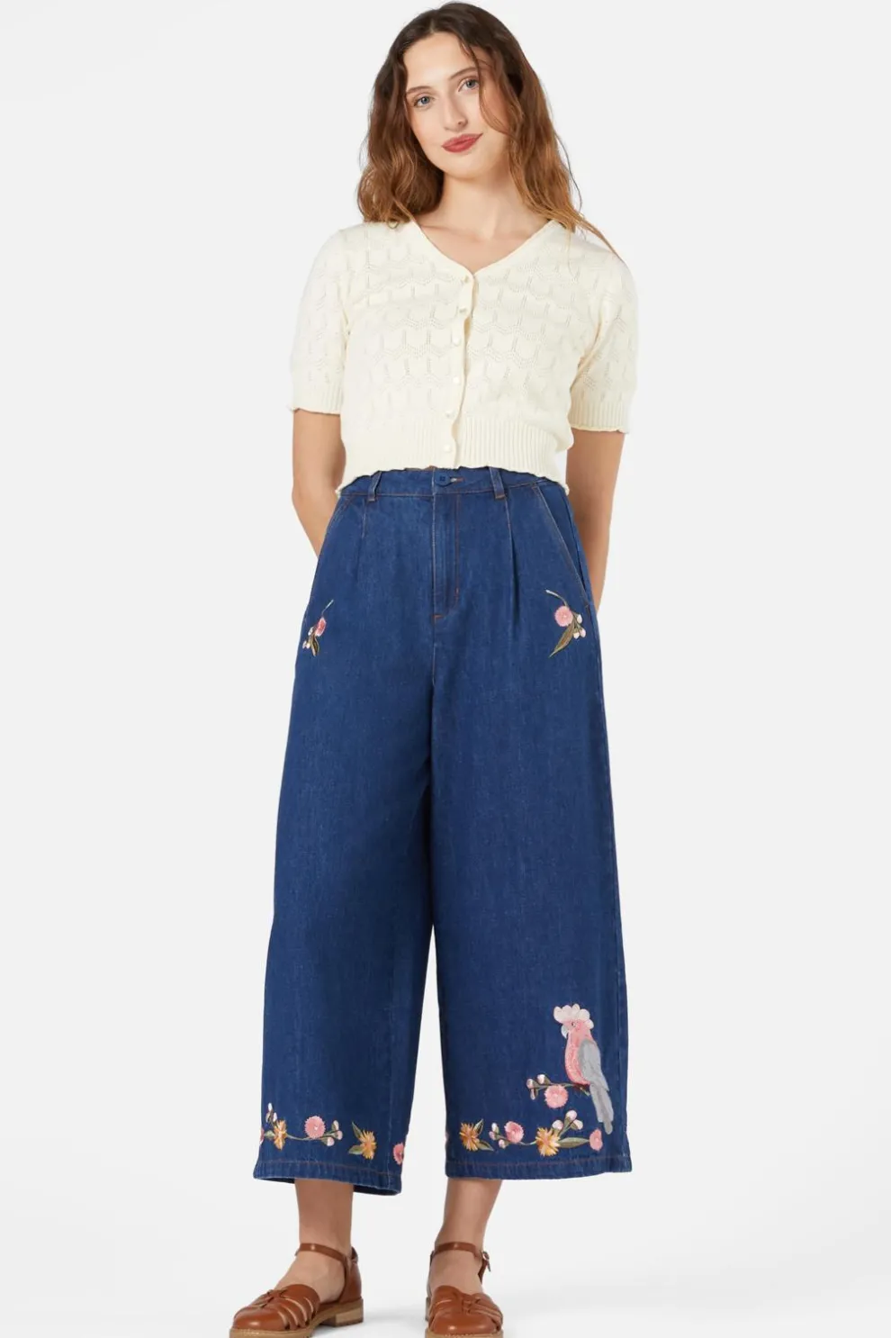 Galah Embroidered Culotte