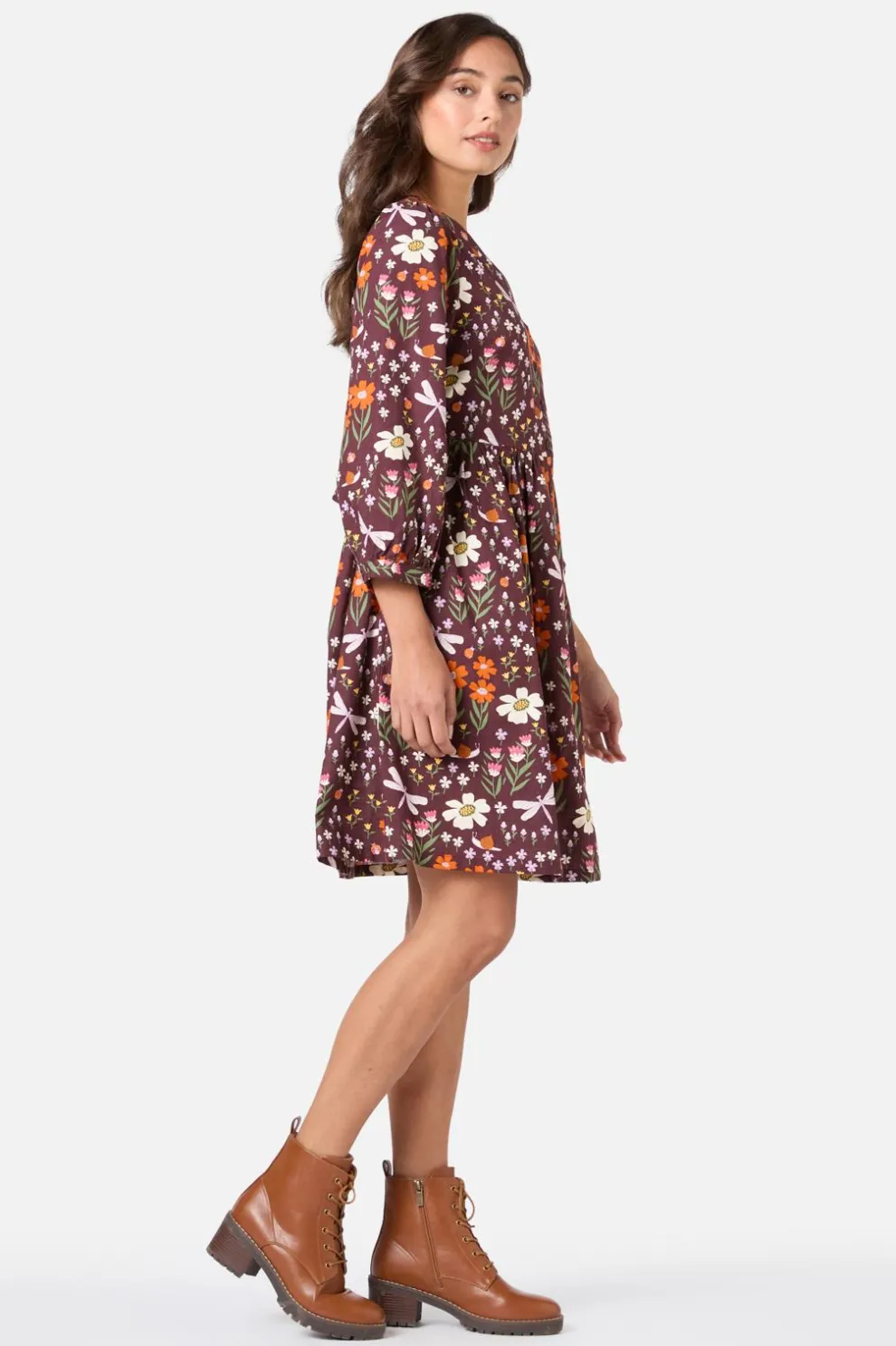 Garden Life Button Front Dress