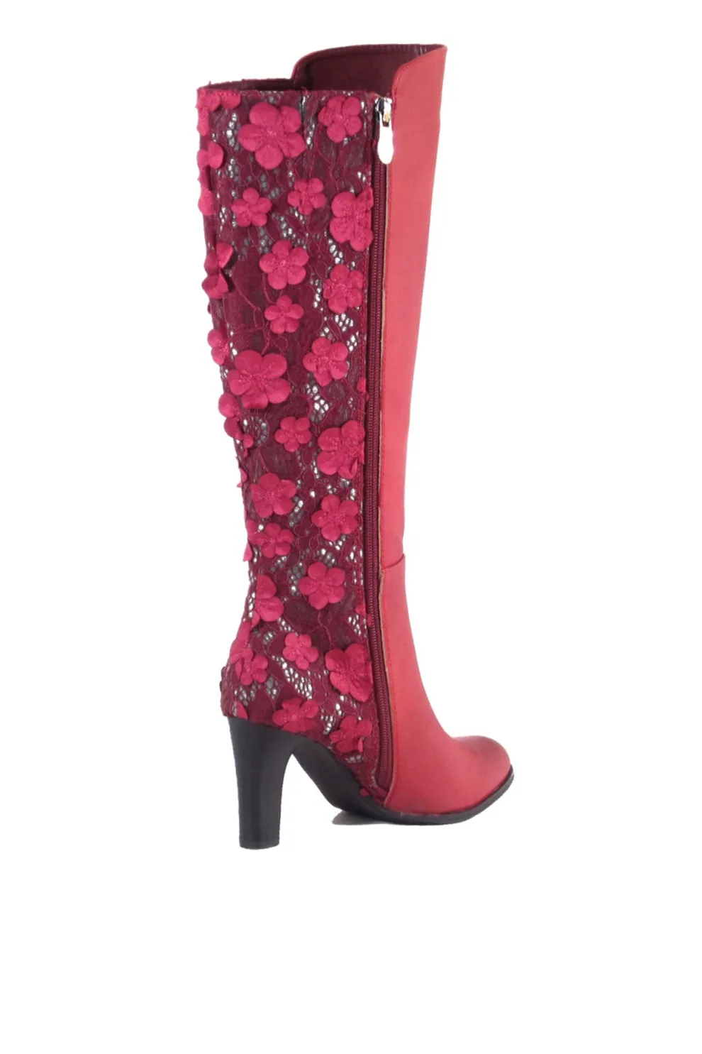 Geller Floral Lace Boots