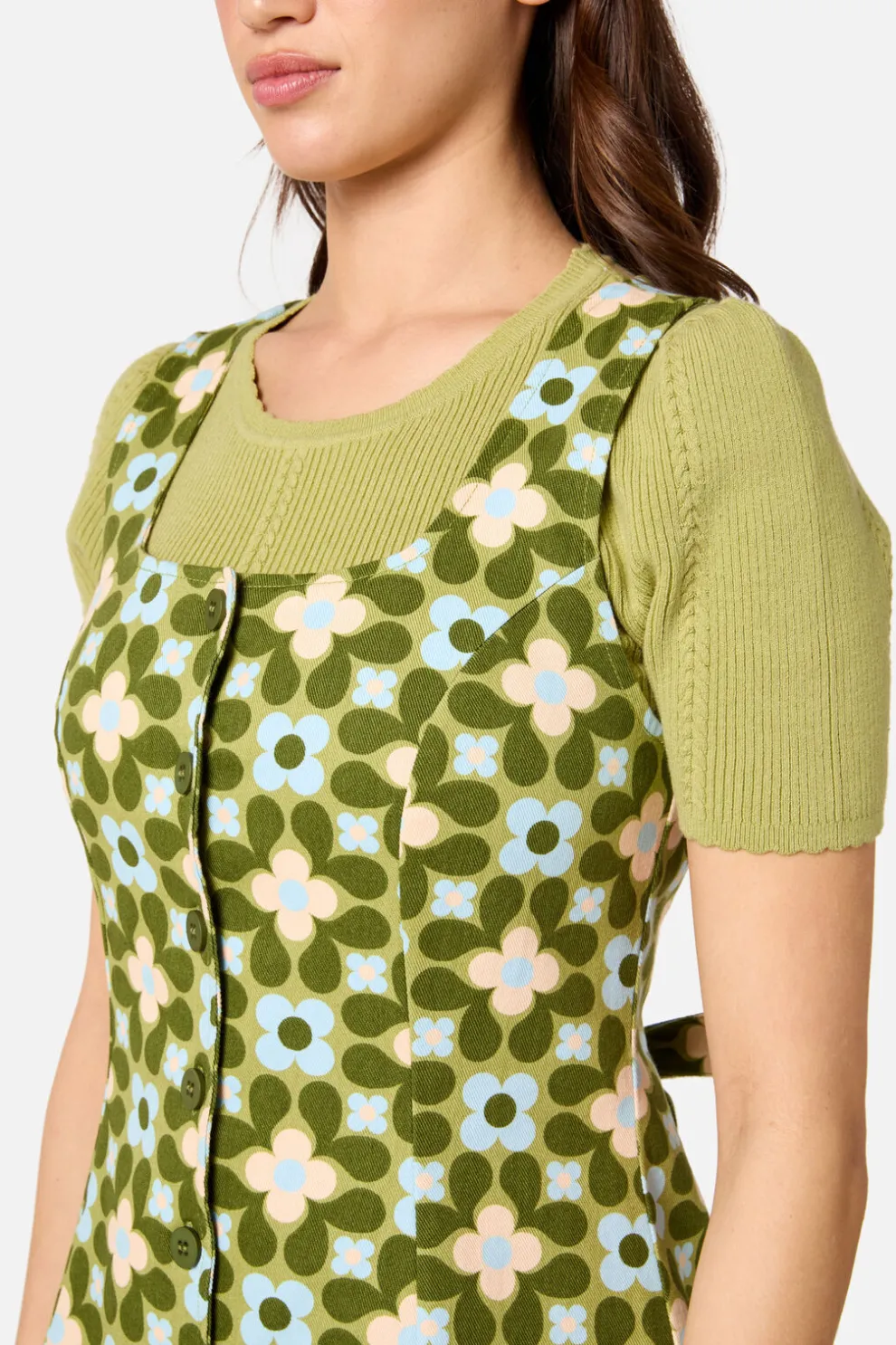 Ginny 60's Mini Pinafore