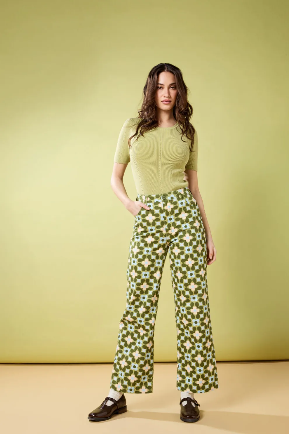 Ginny 60's Printed Jean