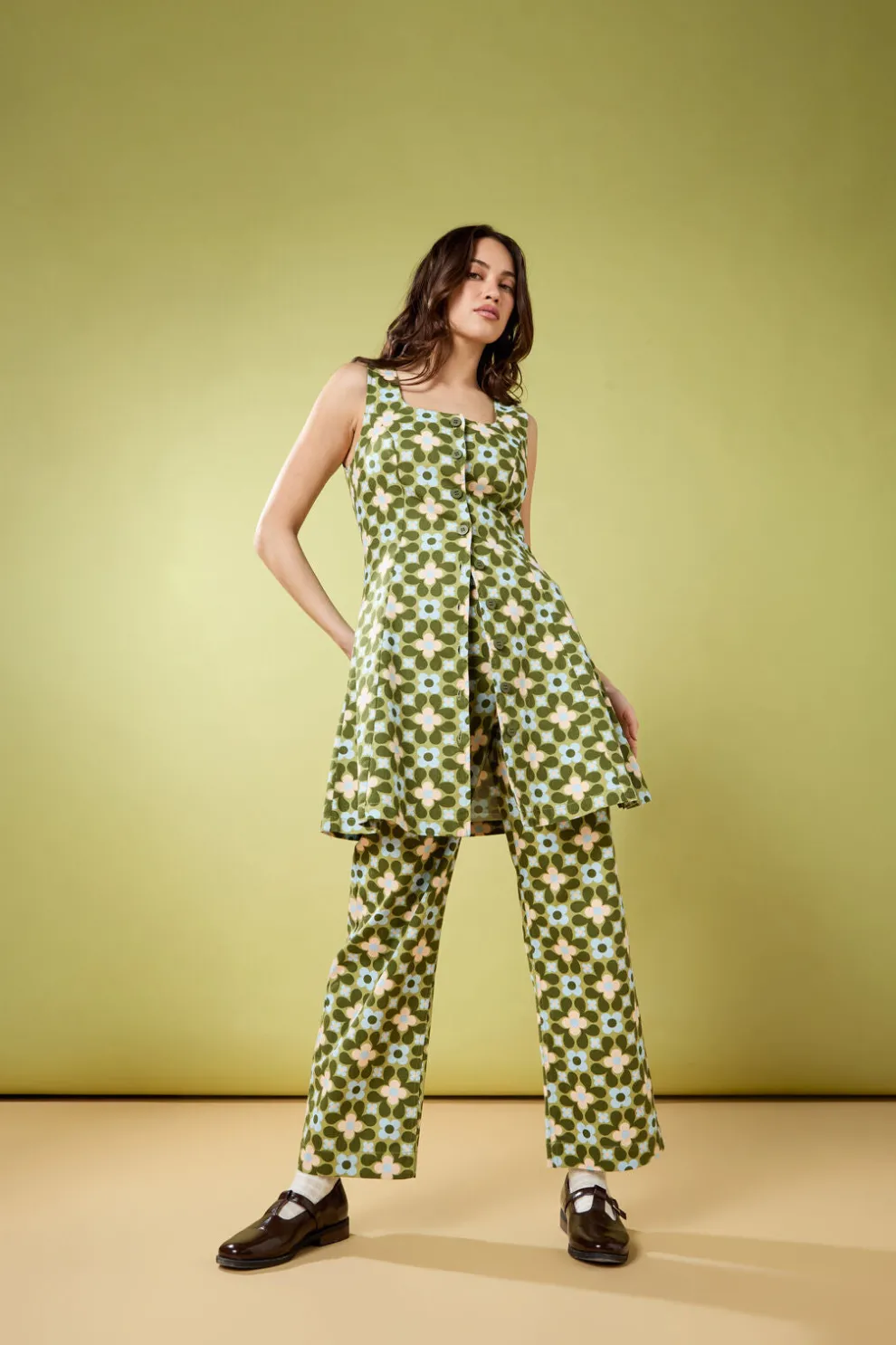 Ginny 60's Printed Jean