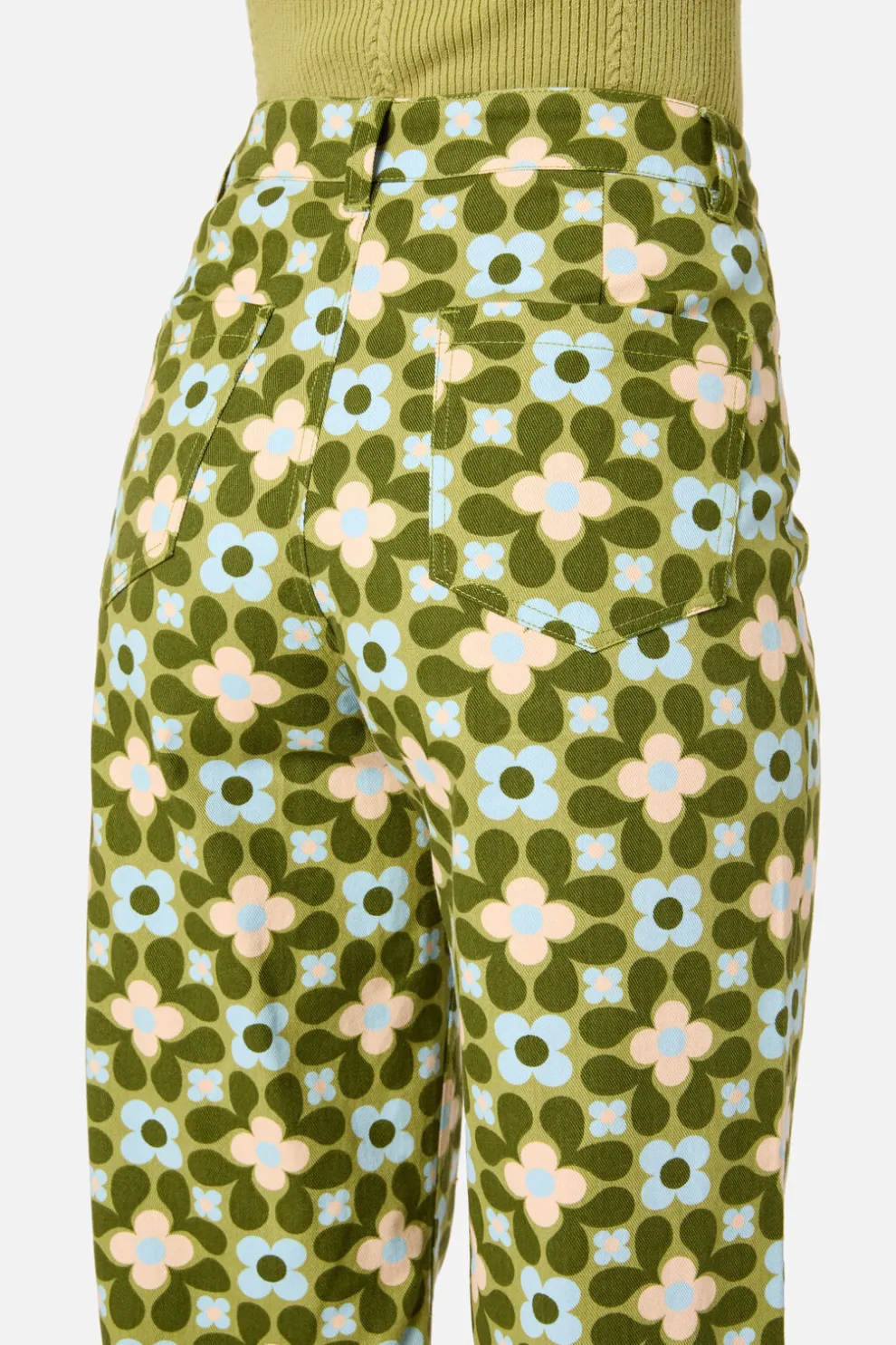 Ginny 60's Printed Jean