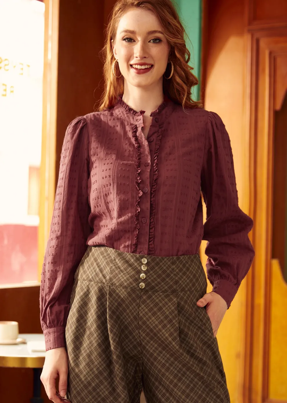 Go-Go Girl Ruffle Blouse