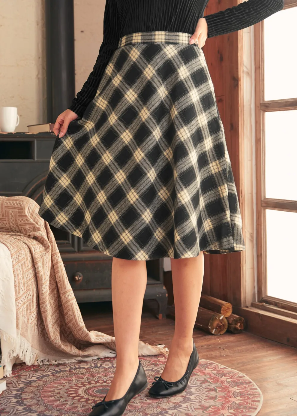 Golden Hour Gal Midi Skirt