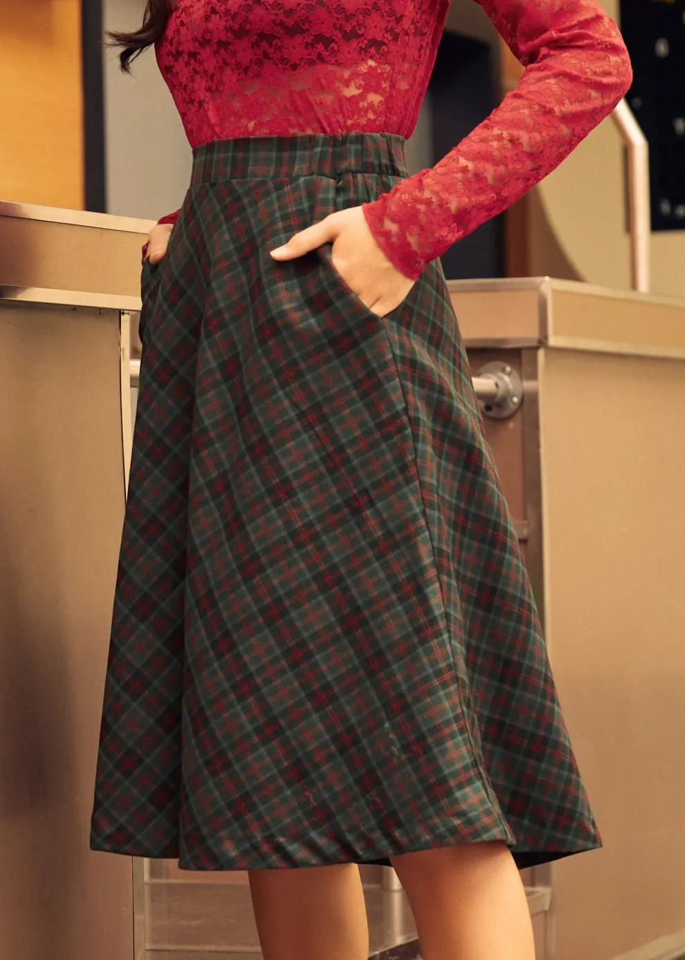 Golden Hour Gal Midi Skirt